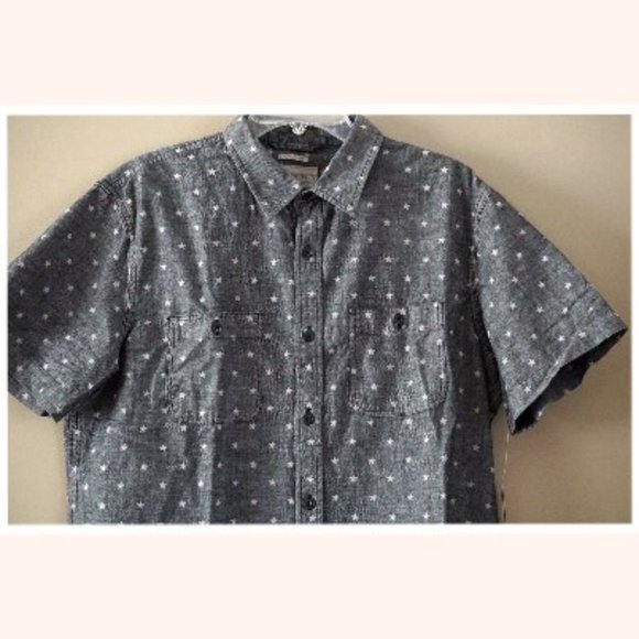 Denim & Supply Ralph Lauren Men's 100% Cotton Star Chambray Shirt Size L - Picture 4 of 7
